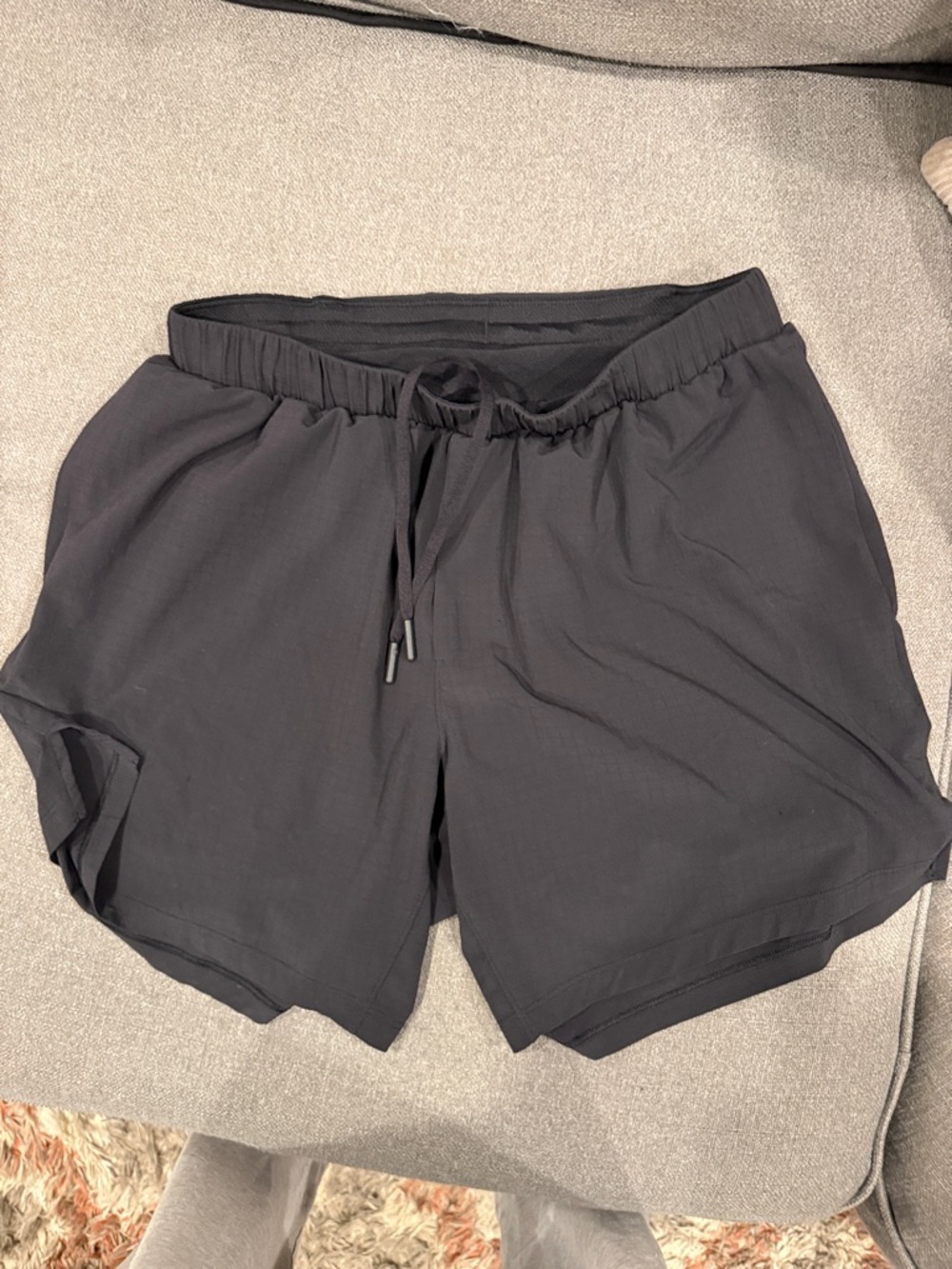 Lululemon black Drawstring Shorts